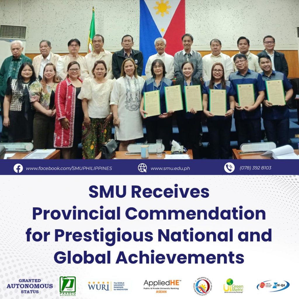 SMU receives provincial commendation