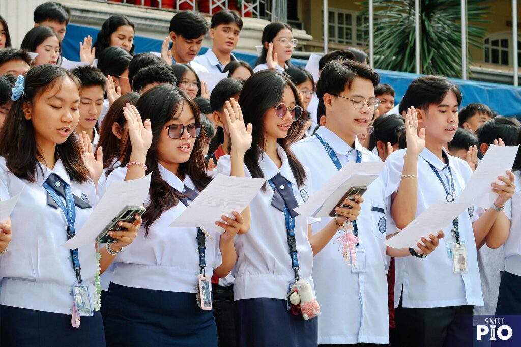 SMU Holds First Flag-Raising Ceremony