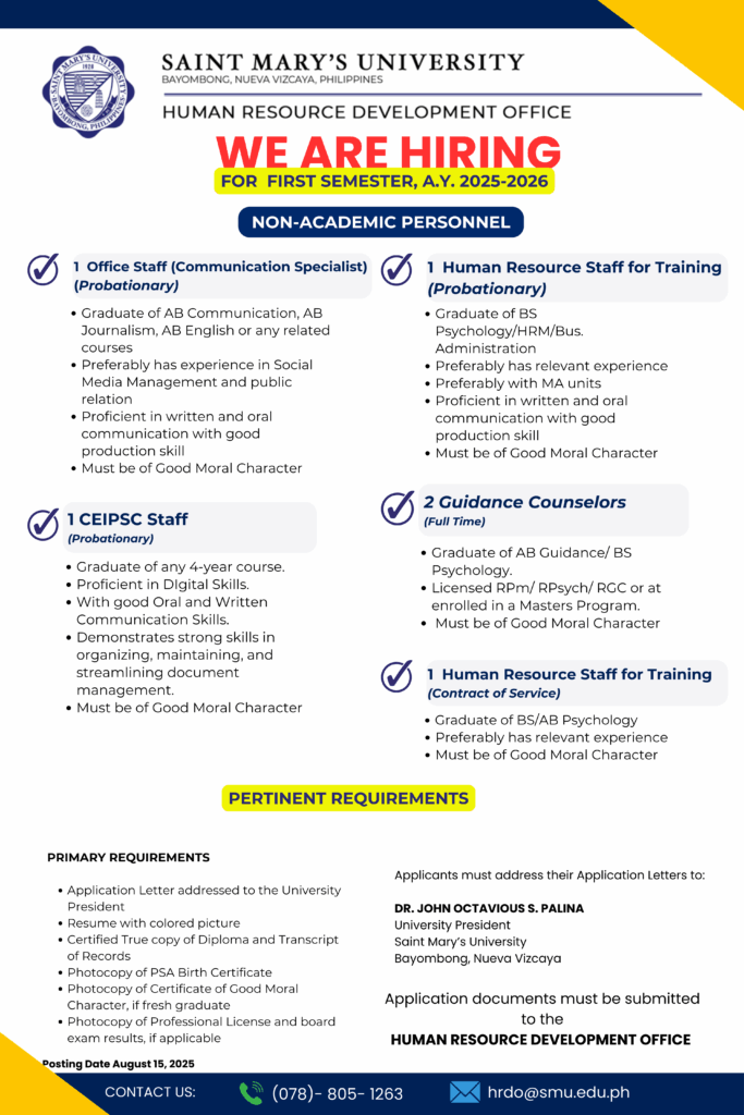 August Hiring