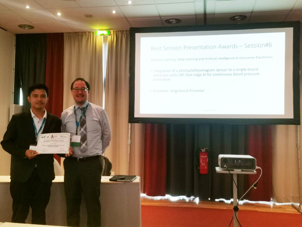Engr. Angelino A. Pimentel, PECE, receives BEST PRESENTATION AWARD at ICCE Berlin 2025