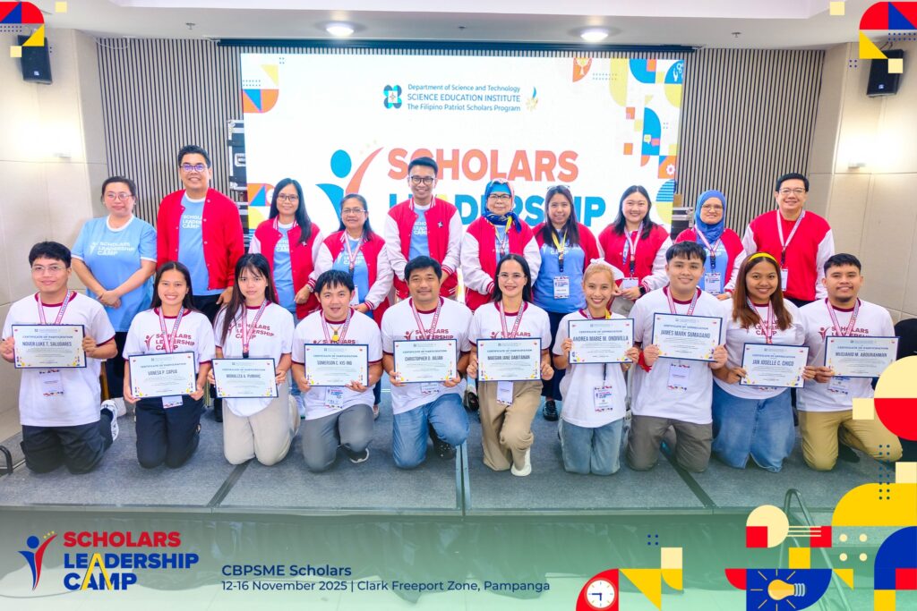SMU–DOST SEI CBPSME Scholars Join the 2025 National Scholars’ Leadership Camp