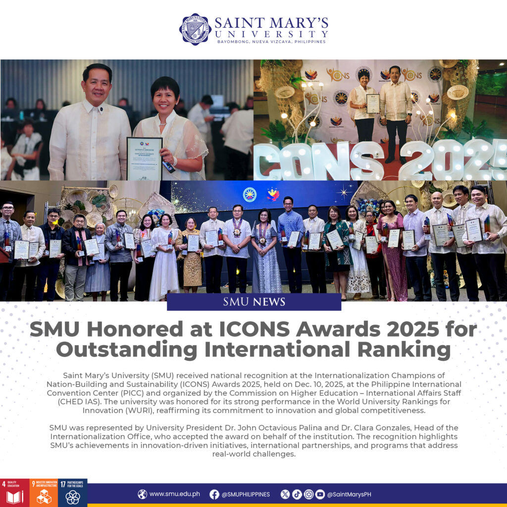 SMU Honored at ICONS Awards 2025 for Outstanding International Ranking