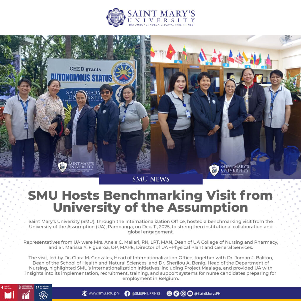 SMU Hosts Benchmarking Visit from University of the Assumption