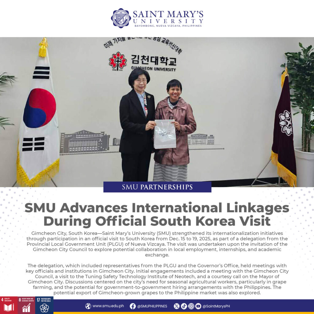 SMU Advances International Linkages During Official South Korea Visit