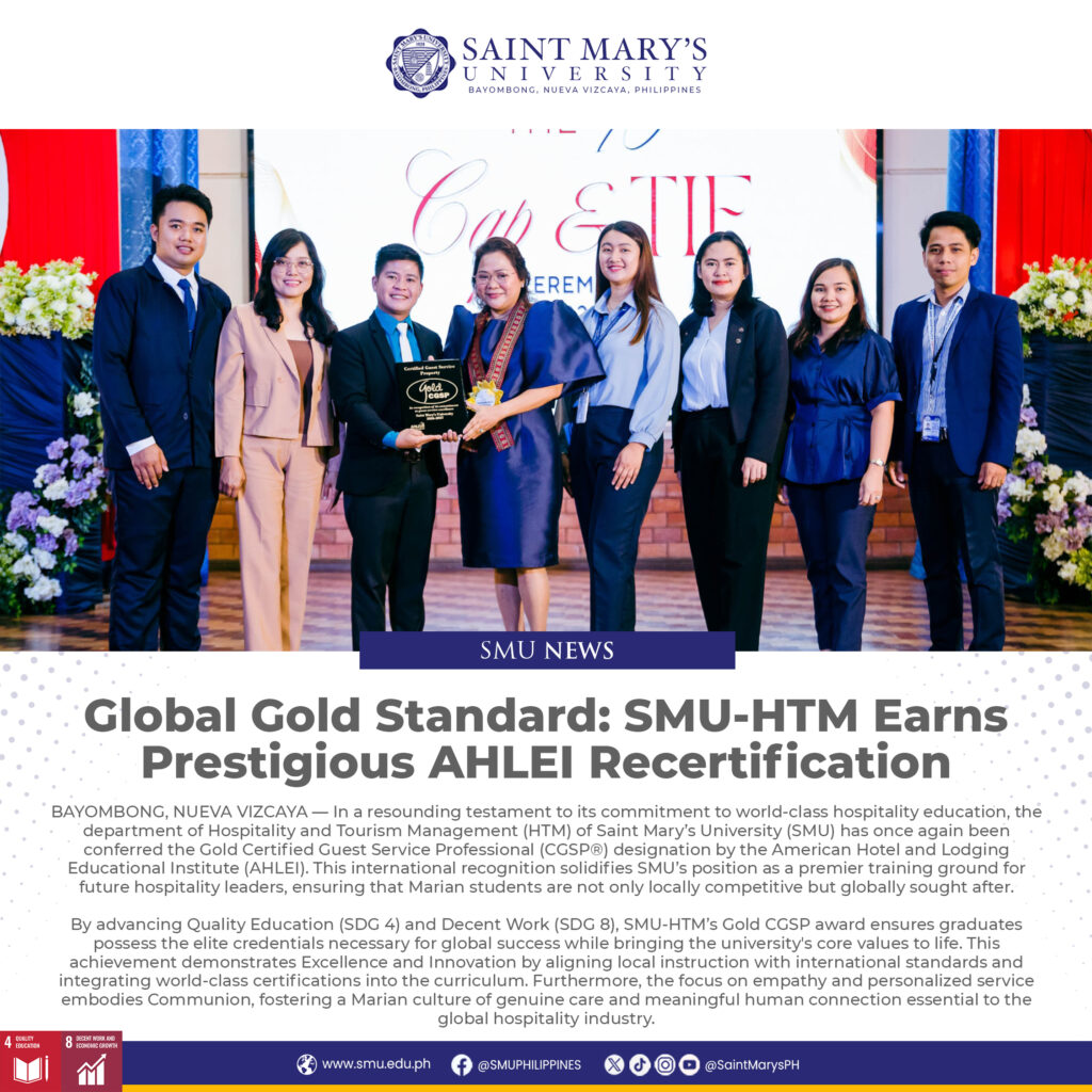 Global Gold Standard: SMU-HTM Earns Prestigious AHLEI Recertification