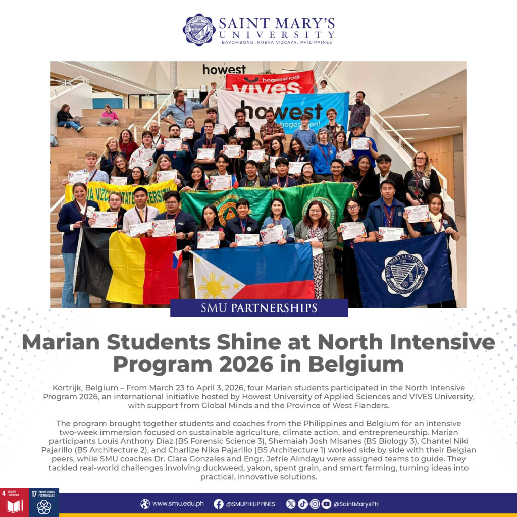 Marian Students Shine at North Intensive Program 2026 in Belgium
