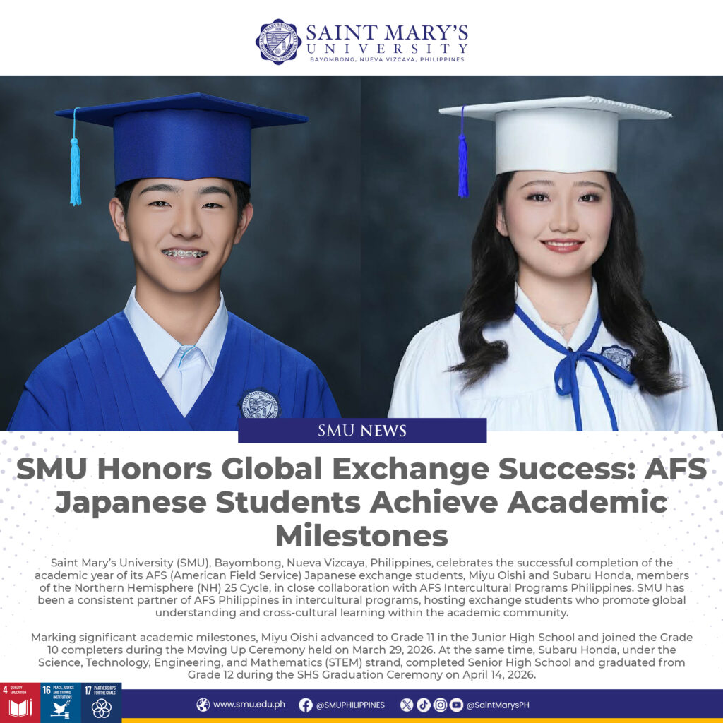 SMU Honors Global Exchange Success: AFS Japanese Students Achieve Academic Milestones