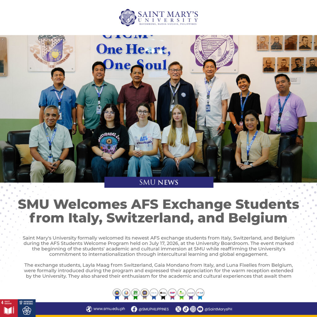 SMU Welcomes AFS Exchange Students from Italy, Switzerland, and Belgium