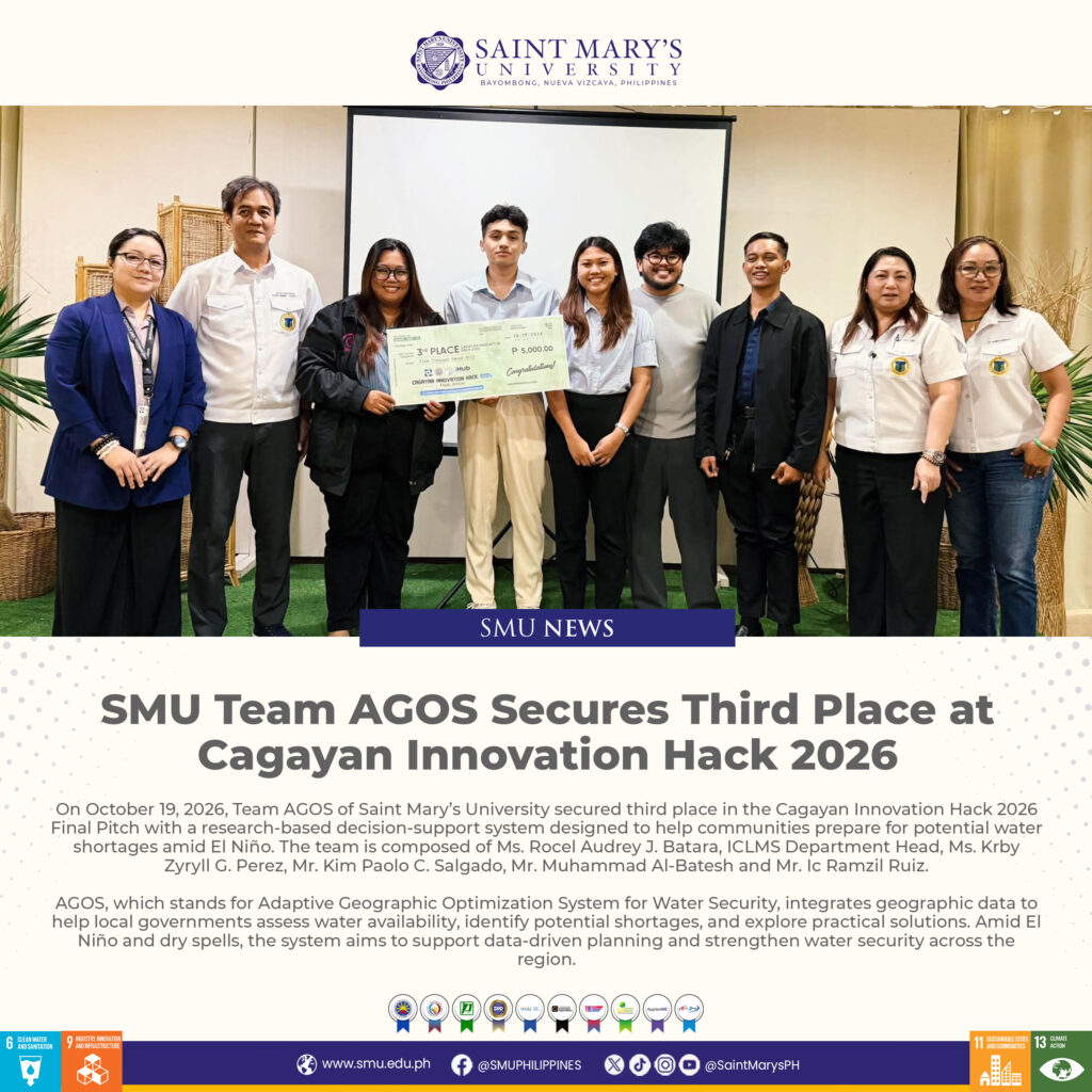 SMU Team AGOS Secures Third Place at Cagayan Innovation Hack 2026
